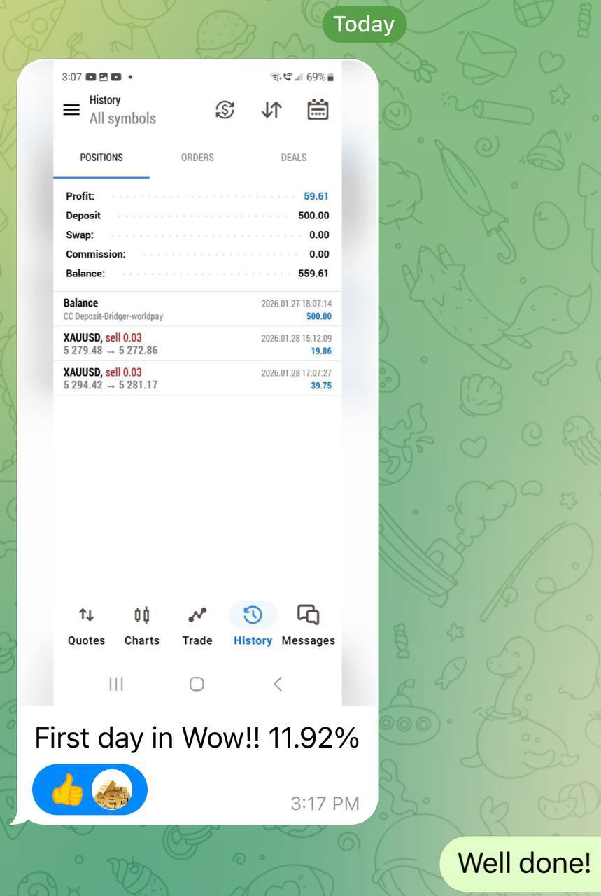 Member trading result screenshot 11