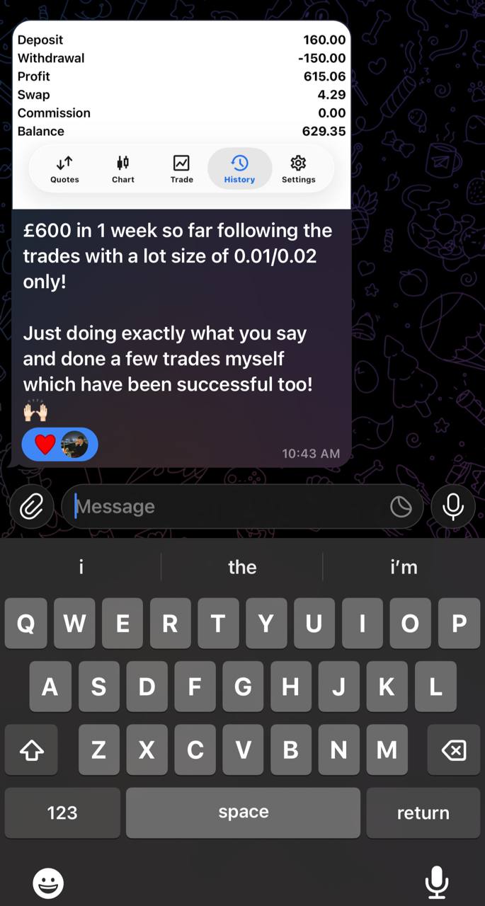 Member trading result screenshot 22